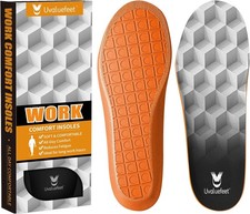 Memory Foam Work Boot Insoles for Men  Women - Anti-Fatigue Cushion Inserts