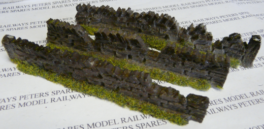 Javis PW1DBDAM Premier Dam Roadside Dry Stone Walling Dark Brown Pk1 OO Gauge