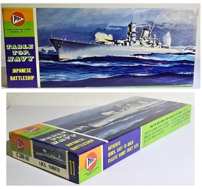 Pyro Table Top Navy Japanese Battleship IMS Yamato Model Kit C386-60