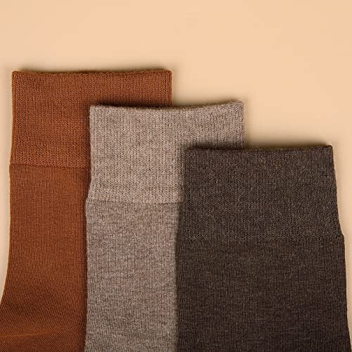  Women Thin Cotton Socks, Soft Cotton Bootie Socks 5-9 23-light Brown(5 Pairs) - Bild 4 von 6