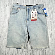 Levi's Slim Short Youth 18 Reg Light Wash Stretch Comfort Adjustable Waistband