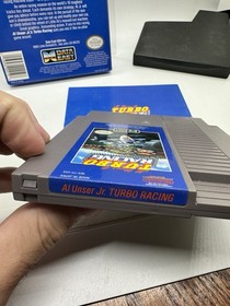 Al Unser Jr Turbo Racing Nintendo NES Complete CIB