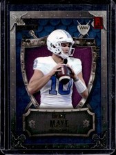 2023 Wild Card Matte Drake Maye Weekend Warrior SP Purple RC #/75