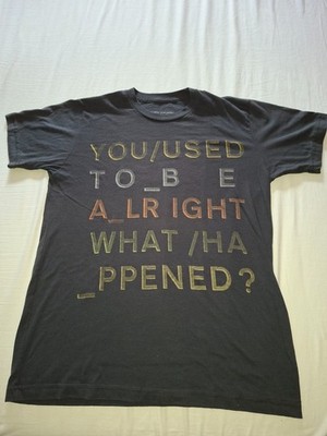 Radiohead T-shirt You used to be alright what happend original MINT