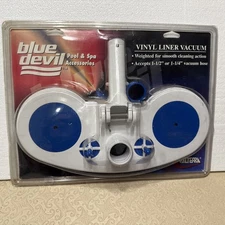 Blue Devil Swimming Pool Vinyl Liner Vacuum Brush Head 1.5" 1.25" Hose