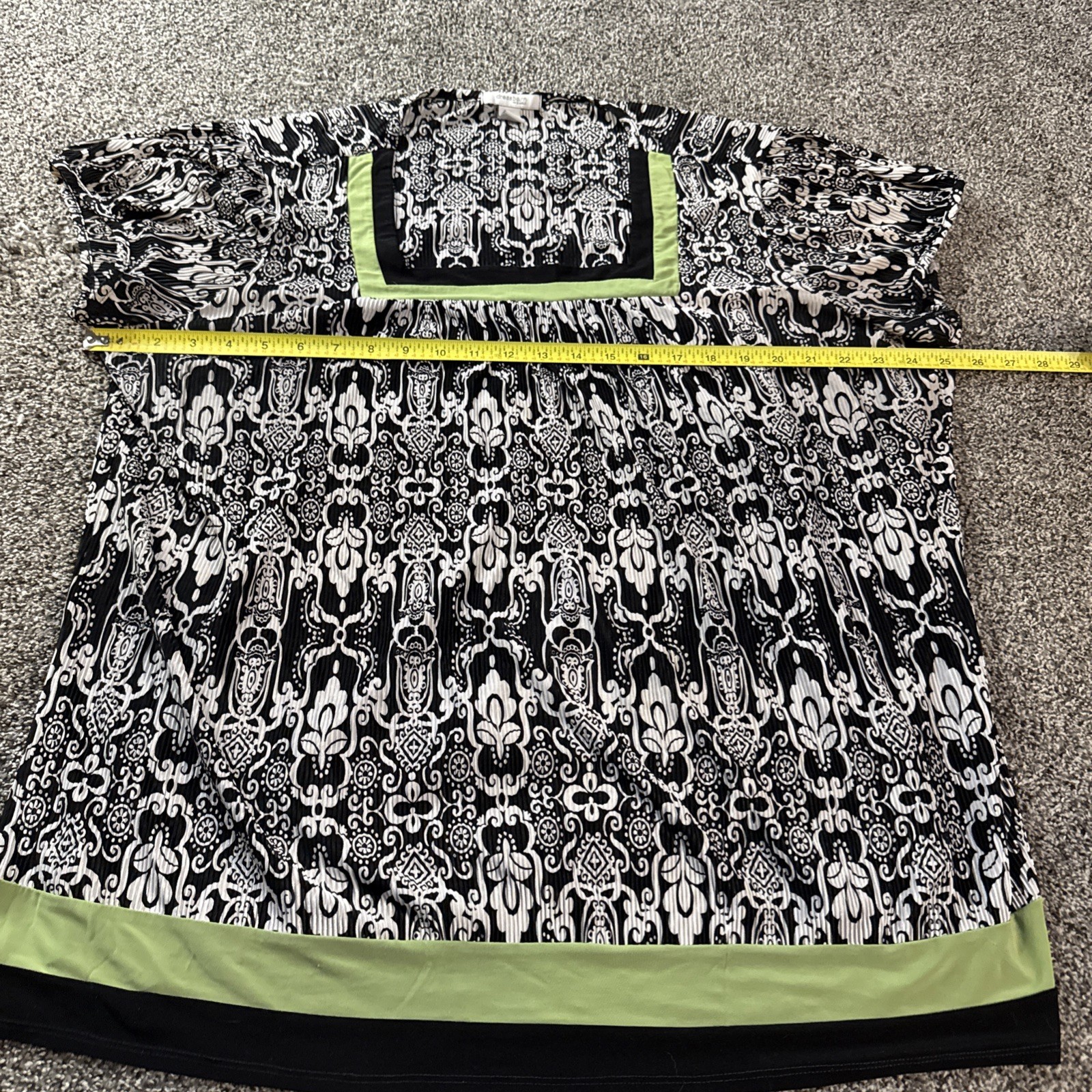 Dress Barn Multi Pattern Deep U-neck Sleeveless T… - image 6