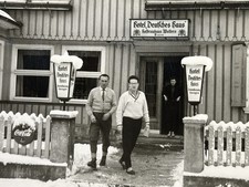 ⭐️ ZEITDOC Foto Hotel Deutsches Haus Wolters Biere Cola Winter 30er–40er 10x7
