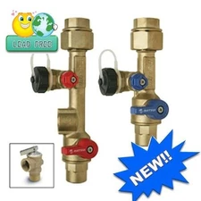 Rheem-3/4"Tankless Water Heater  LEAD FREE(Sweat) Isolation Valve with PRV