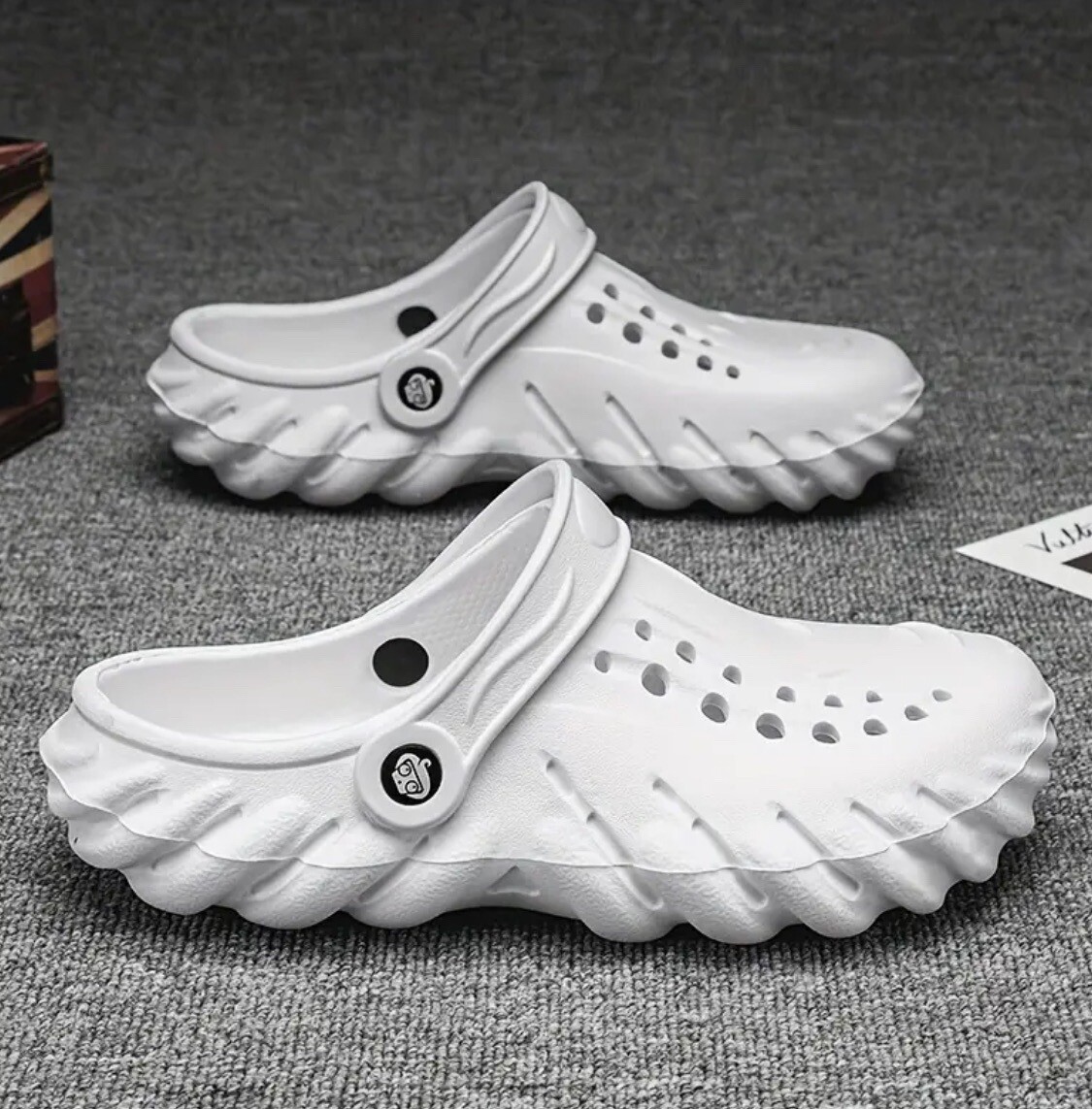 SAOLA Zoccoli uomo taglia 9 slip on sandali casual suola morbida scarpe outdoor ciabatte spiaggia