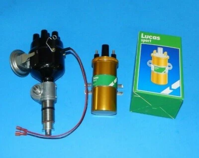 New Electronic Ignition Distributor Lucas Sport Coil Triumph GT6 1966-73 Delco - Image 1 of 2