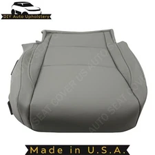 For 2014 2015 2016 Acura MDX Driver Bottom Leather Replacement Seat Cover Gray