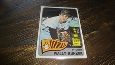 1965 TOPPS # 290 WALLY BUNKER    BASEBALL CARD