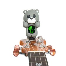BEAR Clip-on Chromatic Digital Tuner Guitar Ukulele Bass Banjo Pink Gray Brown 
