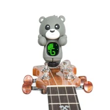 BEAR Clip-on Chromatic Digital Tuner Guitar Ukulele Bass Banjo [Pink Gray Brown]