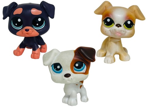 Littlest Pet Shop - Miscellaneous Dog 3pc Lot - Picture 1 of 4
