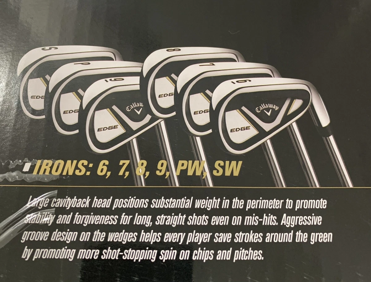 Callaway Edge Full Golf Clubs Set 10 Piece Golf Set Right hand