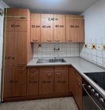 Einbauküche in gutem Zustand inkl. Elektrogeräten