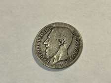 Monnaie Belgique 1 Franc argent 1887 (116-12)