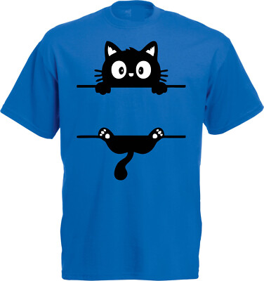 Black Cat T-Shirt, Cute Catmas Shirt, Cat Lover Tee, Unisex Adults