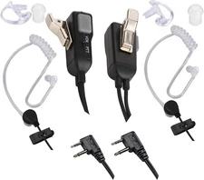 WETIN Surveillance Headsets Two Way Radio Earpiece Noise Canceling Transparent