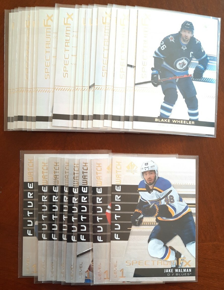 много карт 2019-20 SP Authentic Spectrum