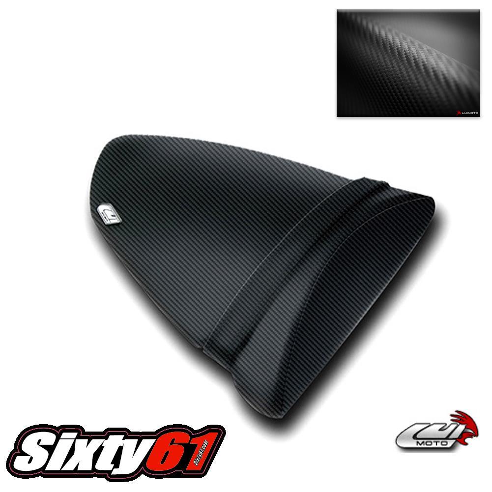 Front Seat Cover For Kawasaki ZX10R 2006-2007 – Black Carbon Vinyl