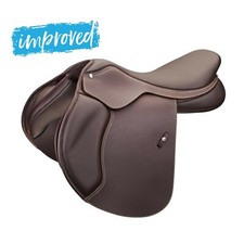 Wintec 500 Close Contact Adjustable Jump Saddle HART Black/Brown 16.5-17.5" NEW
