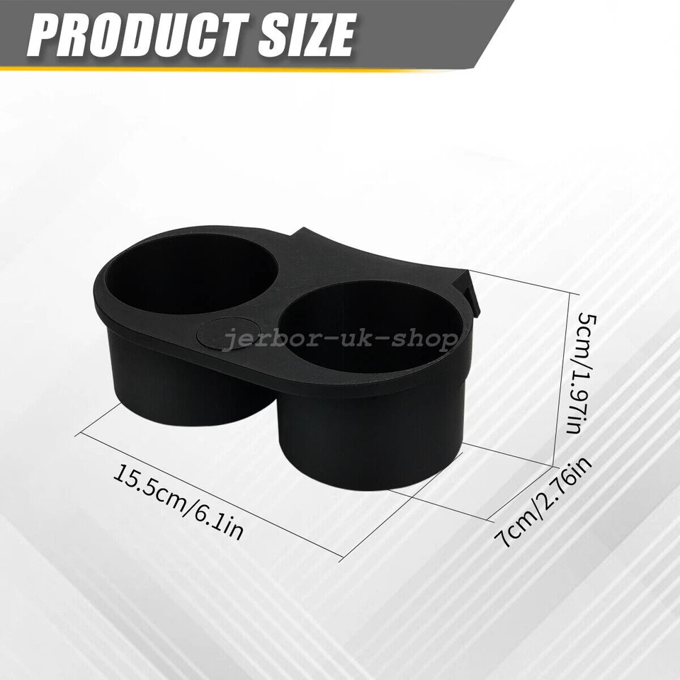 Portavasos doble Reino Unido para Citroen Berlingo, Peugeot Partner 2008 - 2018 - Imagen 4 de 4