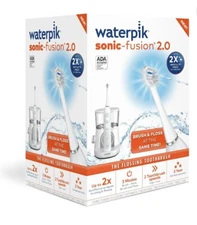 Waterpik Sonic-Fusion 2.0 100 PSI Water Flosser - White/Chrome