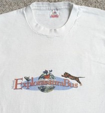 Vintage Microsoft Home Shirt ExplorasauraBus USA Made Computer PC Windows Medium