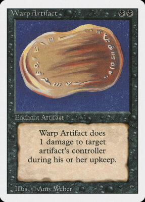 MRMS ENGLISH Distorsion d'artefact - Warp Artifact GOOD MTG REVISED