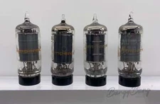 4 Vintage Amperex 6AU6/6Ж4П/ CV2524 Sharp Cutoff Amplifier Audio Vacuum Tube Val