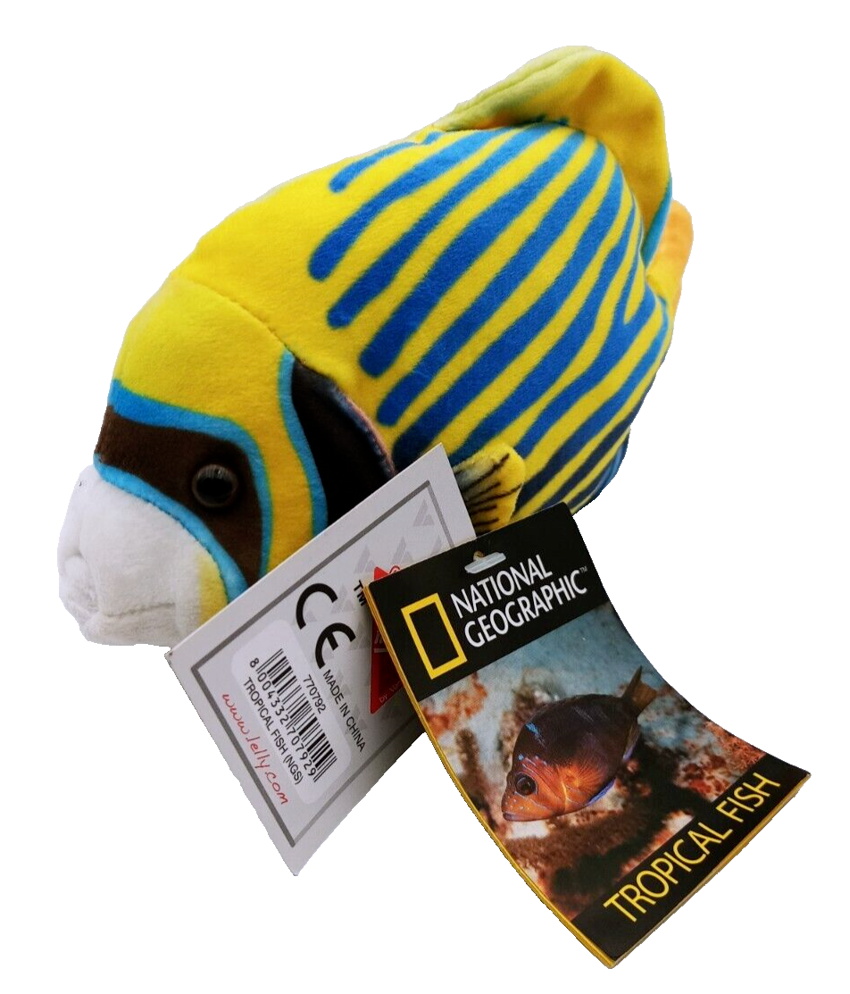 National Geographic Lelly Peluche PESCE ANGELO IMPERIALE PELUCHE