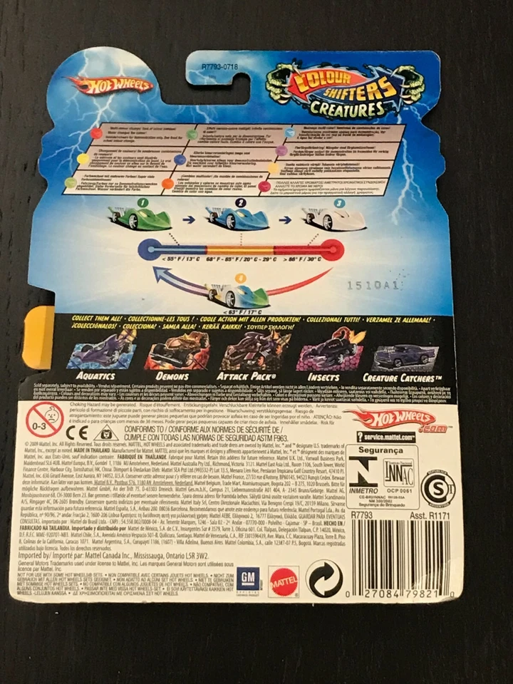 2009 HOT WHEELS - CADILLAC ESCADALE - COLOUR SHIFTERS CREATURES - SCALE 1/64 - Imagen 2 de 3