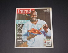 Parade Magazine April 2022 Cooking with Shaquille O'Neal Basketball Legend NEW