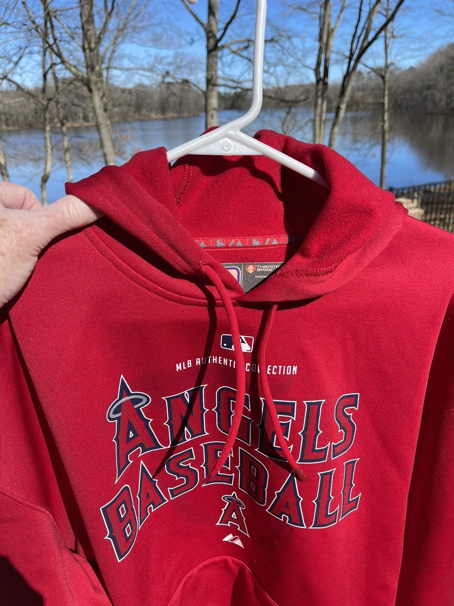 Angels Baseball MLB Authentic Collection MAGESTIC Hoodie Pull Over