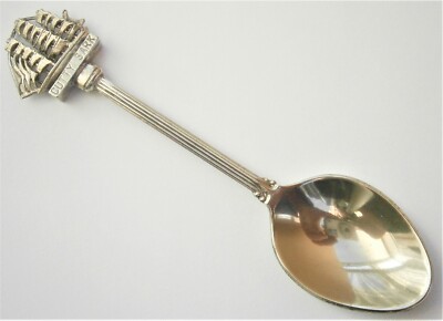 ST662) Vintage Cutty Sark 3D Schiff Souvenir Sammler Löffel