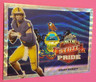 2022 Leaf Draft Metal State Pride Kenny Pickett #SP-KP1, Silver Wave