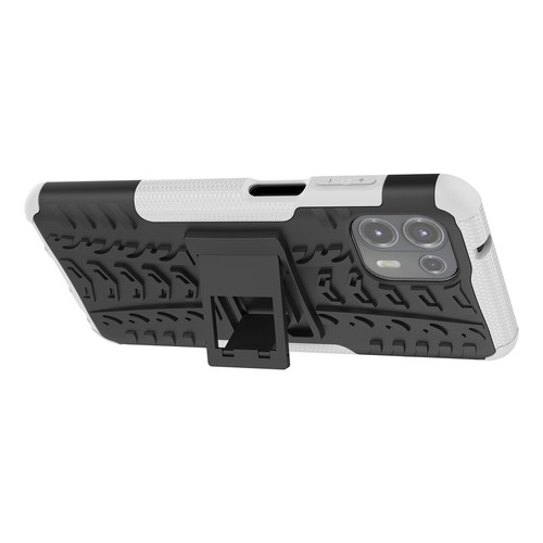 For Moto Edge 20 Fusion 5G, 2-Layer Shockproof Rugged Hybrid Cover Case + glass - Zdjęcie 51 z 52