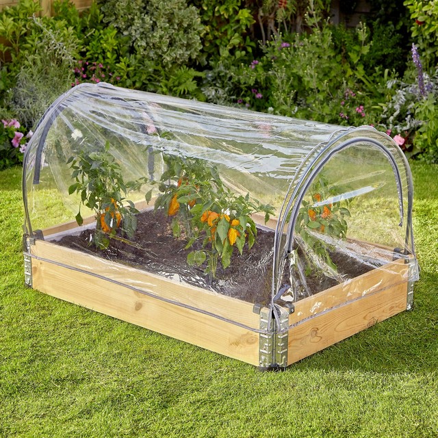 0.88m² Kitchen Garden Large Grow Tunnel Cover Raised Bed Kit 0 Growing