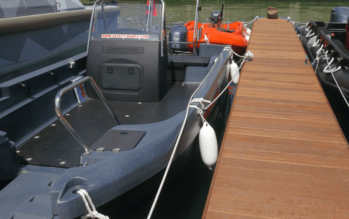 PACK OF FOUR NEW UK MADE ANCHOR MARINE BOAT FENDERS SIZE 1 (8 x 27cm) NAVY BLUE - Picture 5 of 6