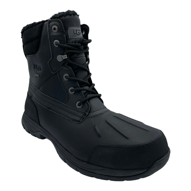 Mens UGG Australia Felton Black Leather Waterproof Sheepskin BOOTS Size 11 for sale online | eBay