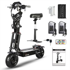 8000W Foldable Dual Motor Strong Power Electric Scooter 60V/50AH Fast speed NrY