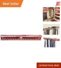 Lightweight Tie and Belt Storage Mate with Cedar Tick-Repellent Material