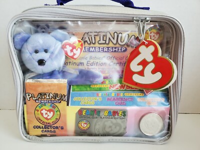 Ty Beanie Babies Platinum Membership Official Club Collectors Bag