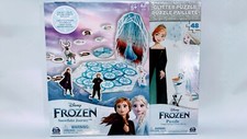 Disney Frozen, Game and 48-Piece Glitter Puzzle, for Kids Ages 5+ *NEW*
