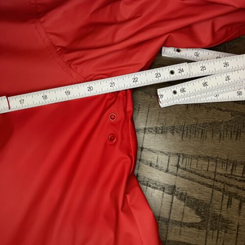 Women’s Red Outbrook Lined Coat Waterproof Hooded Raincoat Windproof Jacket S - Picture 12 of 16