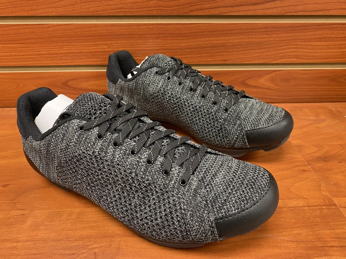 Giro Republic R Knit Men&#039;s Road Cycling Shoes Black/Charcoal Heather  US-9.5 | eBay