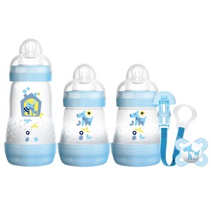 Mam Newborn Baby Boy Bottle Starter Set Baby Feeding Essentials