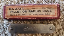 🗽STARRETT NO.272A RADIUS GAGE